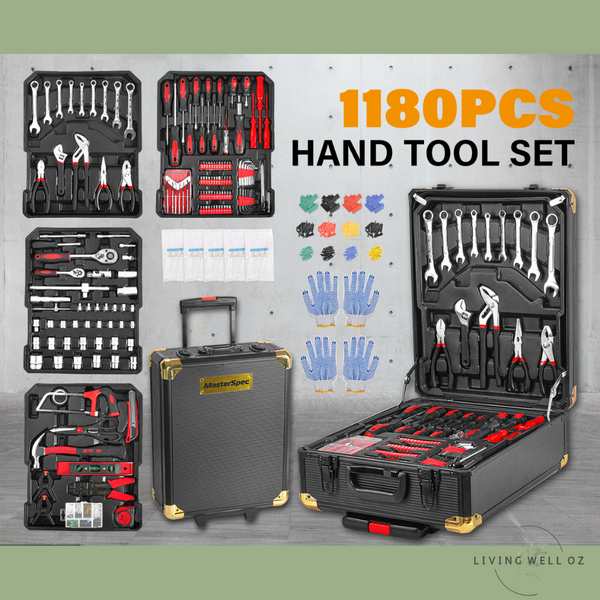 MasterSpec Professional 1180PCS Hand Tool Set