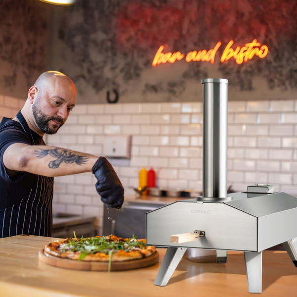 Portable Wood Pellet Pizza Oven